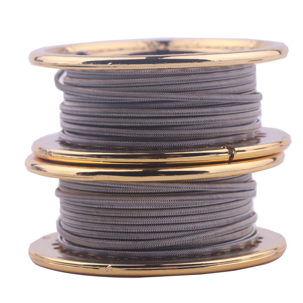 Clapton Wire Pre Built - XFKM 5 m/rolka NI80/A1/SS316L Alien v2