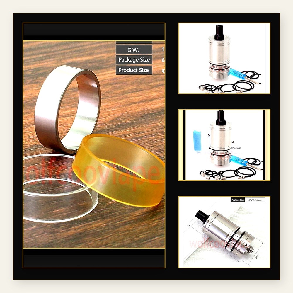 Vaping Air - Wolfcoolvape Lindy RTA 5ml Atomizer -