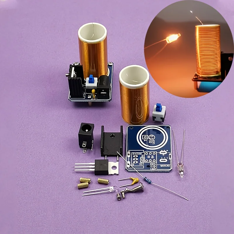 Coil Building Kit - Mini Zestaw Cewki Tesli BD243 Projekt