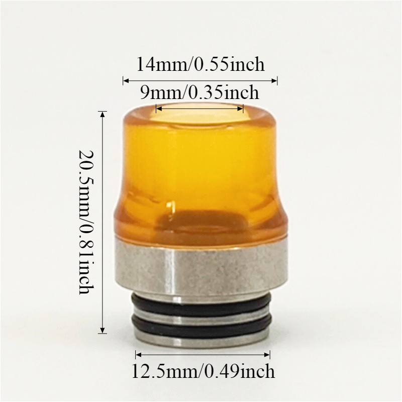 1 szt. Szeroki ustnik 810 z fi – Drip Tip Resin recenzja i cena