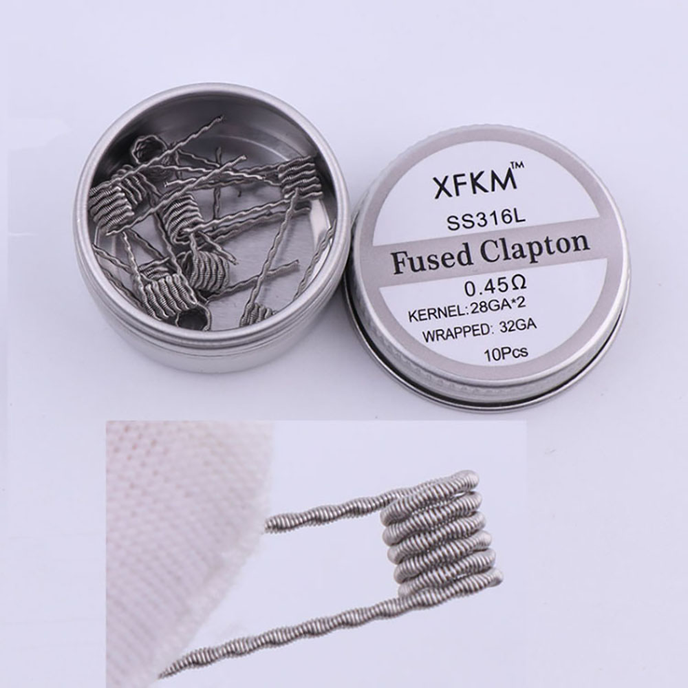 SS316L 10Pcs/Box wstępnie wbud – Clapton Wire Pre Built recenzja i cena