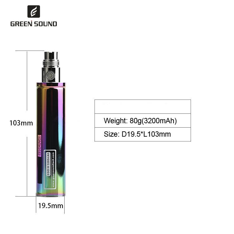 Bateria GS Ego 3 III 3200mAh d – Vape Accessory recenzja i cena