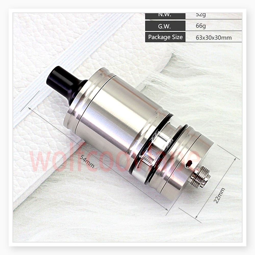 Wolfcoolvape Lindy RTA 5ml Ato – Vaping Air recenzja i cena
