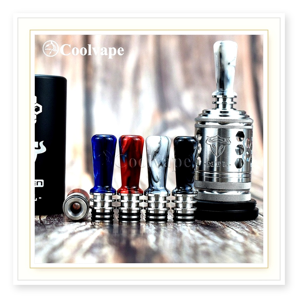 Tauren MTL RTA 510 Drip Tip -  – Drip Tip Resin recenzja i cena