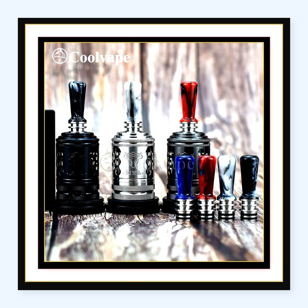Tauren MTL RTA 510 Drip Tip -  – Drip Tip Resin recenzja i cena