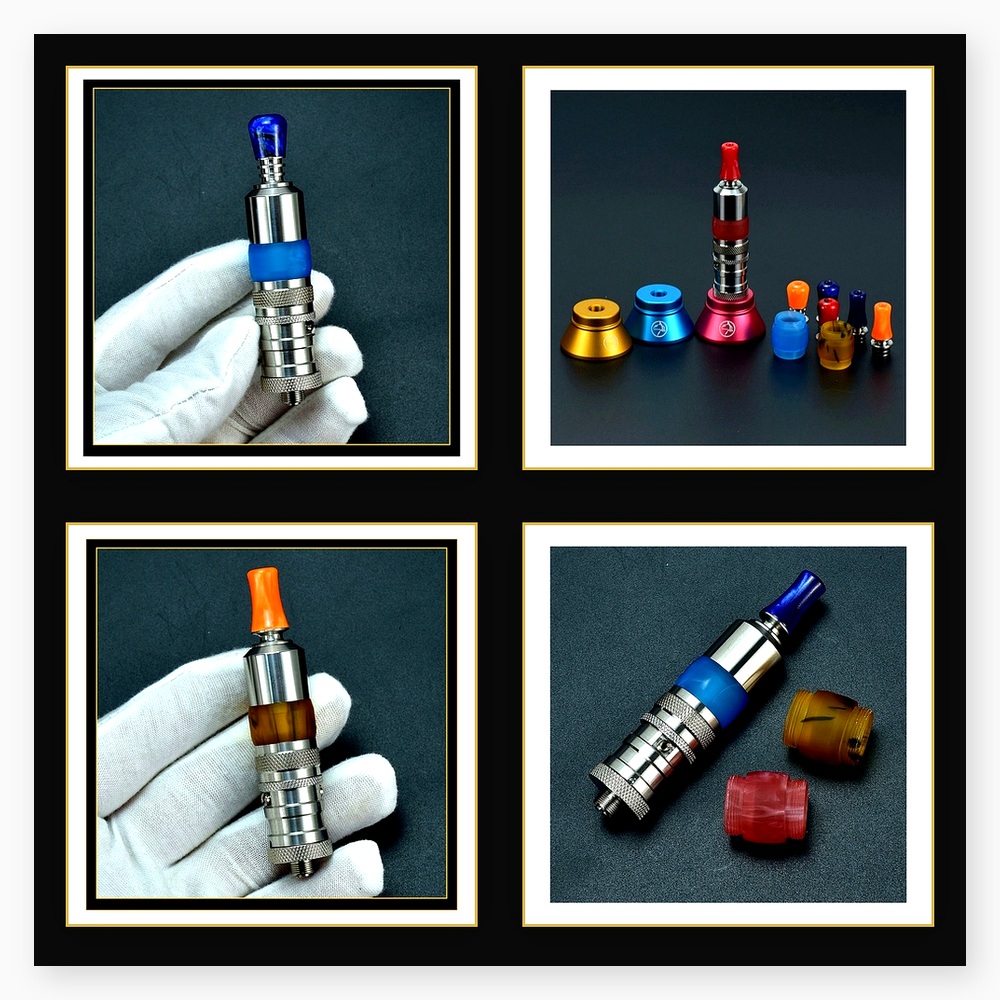 Wolfcoolvape Flash-e-Vapor Dua – Drip Tip Resin recenzja i cena