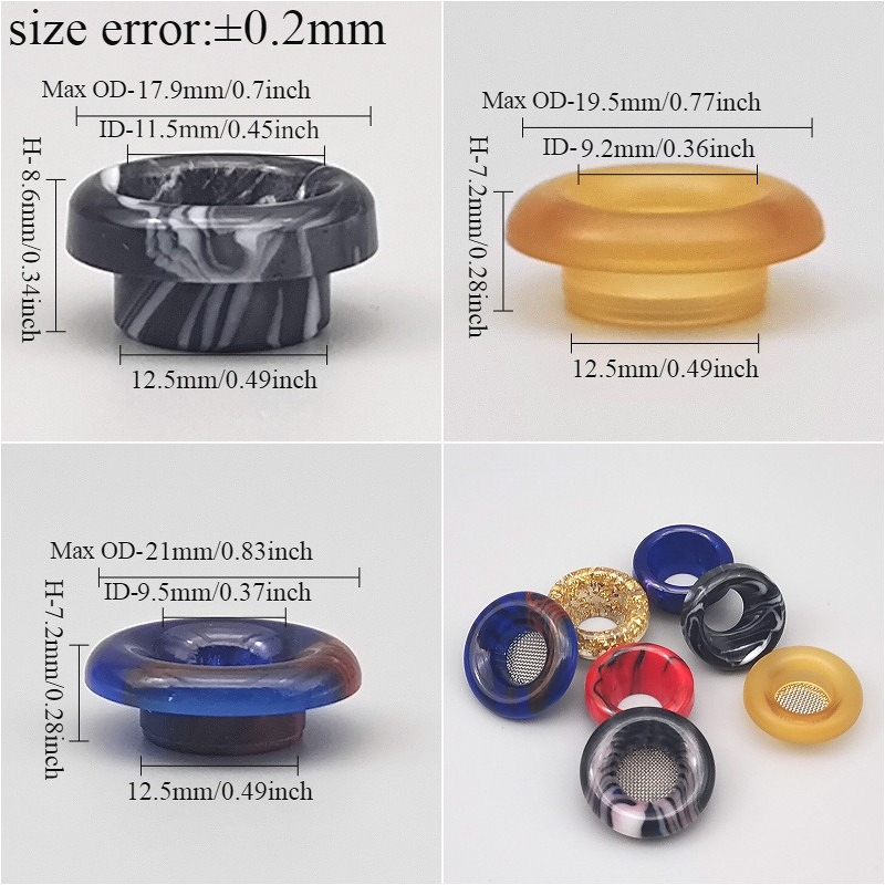 1 szt. Krótki Filtr Dyszy Do O – Drip Tip Resin recenzja i cena