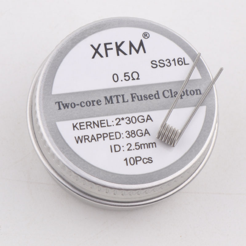 Nowy XFKM 10 sztuk/pudło NI80/ – Clapton Wire Pre Built recenzja i cena
