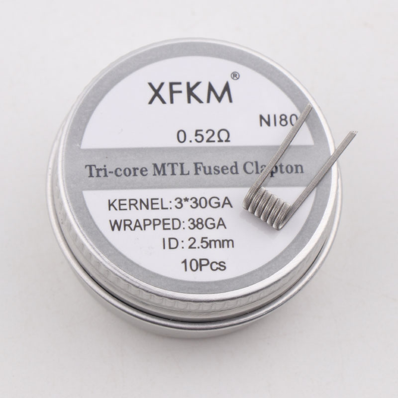 Nowy XFKM 10 sztuk/pudło NI80/ – Clapton Wire Pre Built recenzja i cena