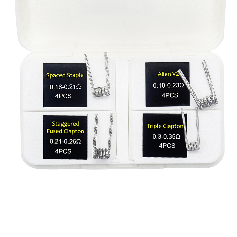 16 szt. NI80 Fused Clapton Pre – Clapton Wire Pre Built recenzja i cena